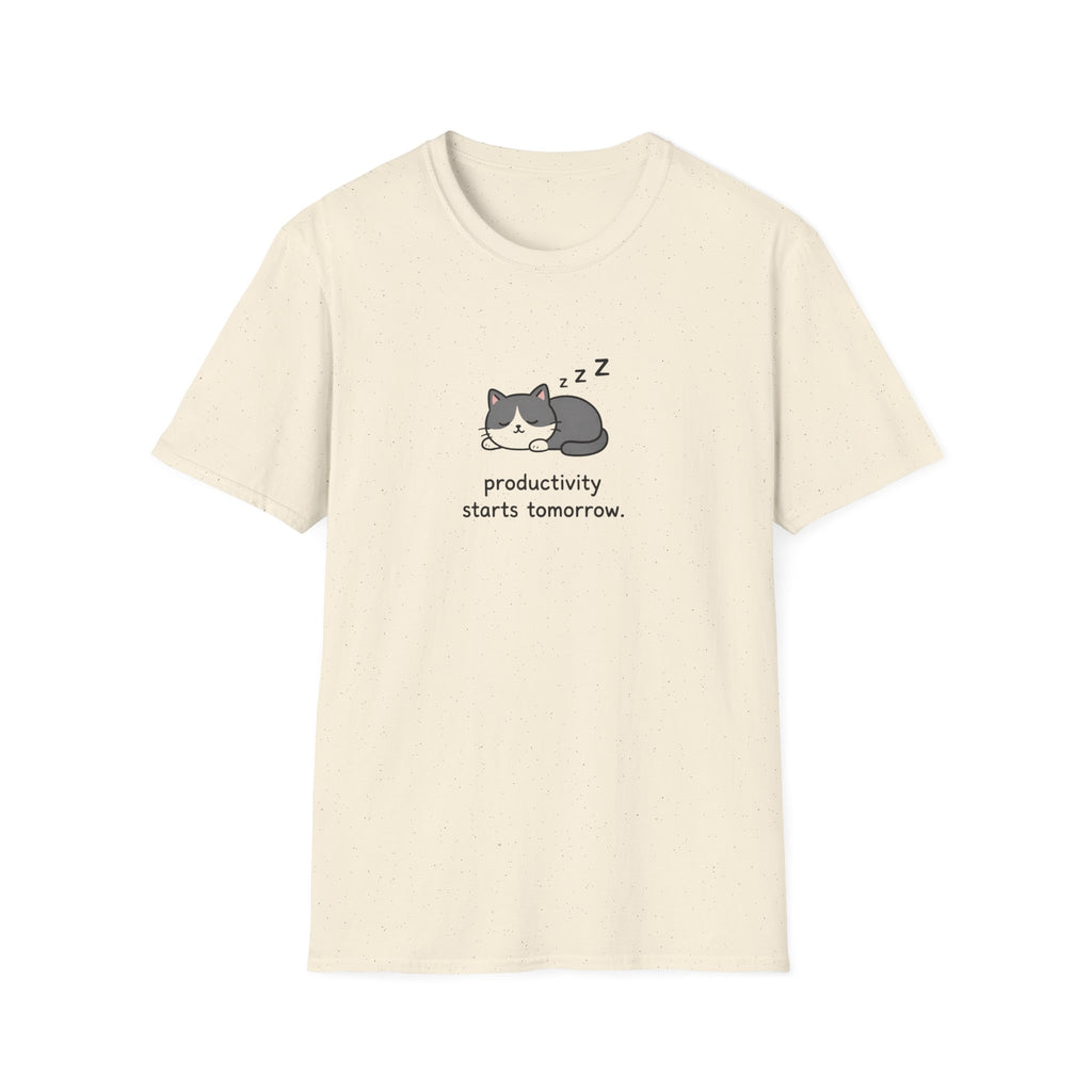 Productivity Starts Tomorrow Unisex T-Shirt