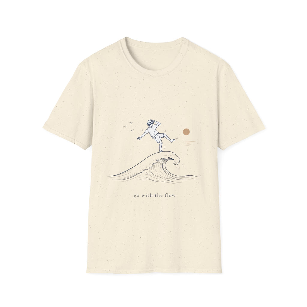 Go with the Flow (Male Version) Unisex T-Shirt