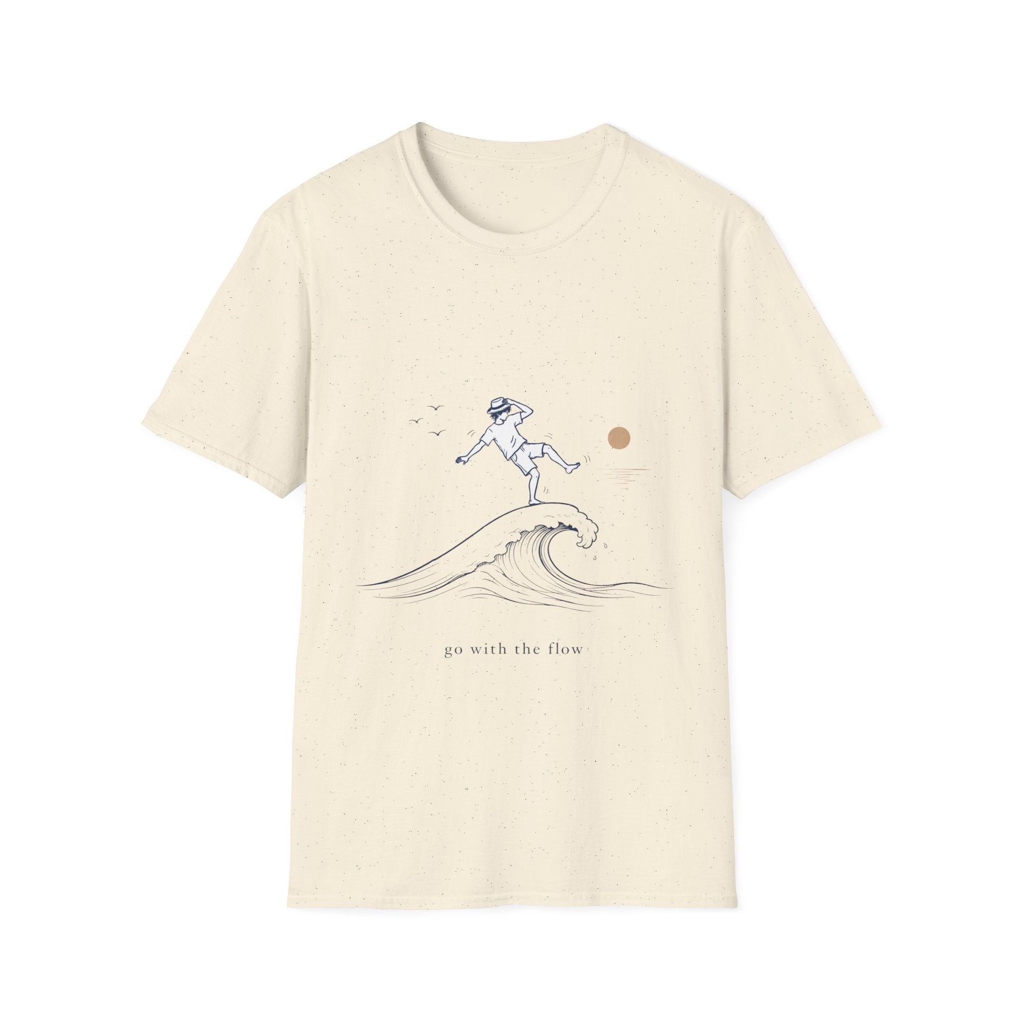 Go with the Flow (Male Version) Unisex T-Shirt