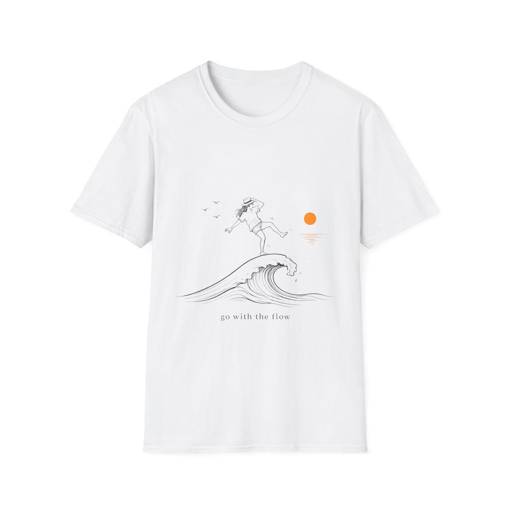 Go with the Flow (Female Version) Unisex T-Shirt