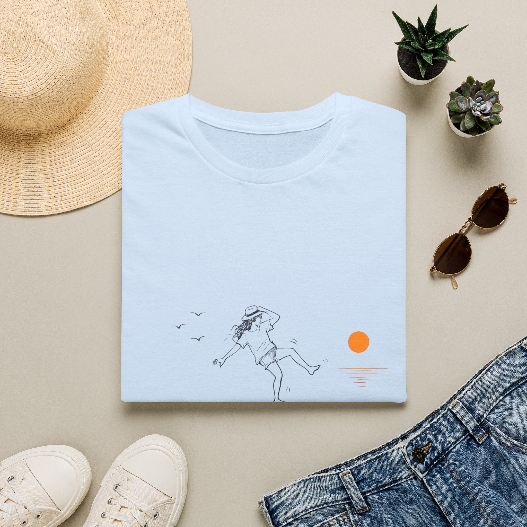 Go with the Flow (Female Version) Unisex T-Shirt