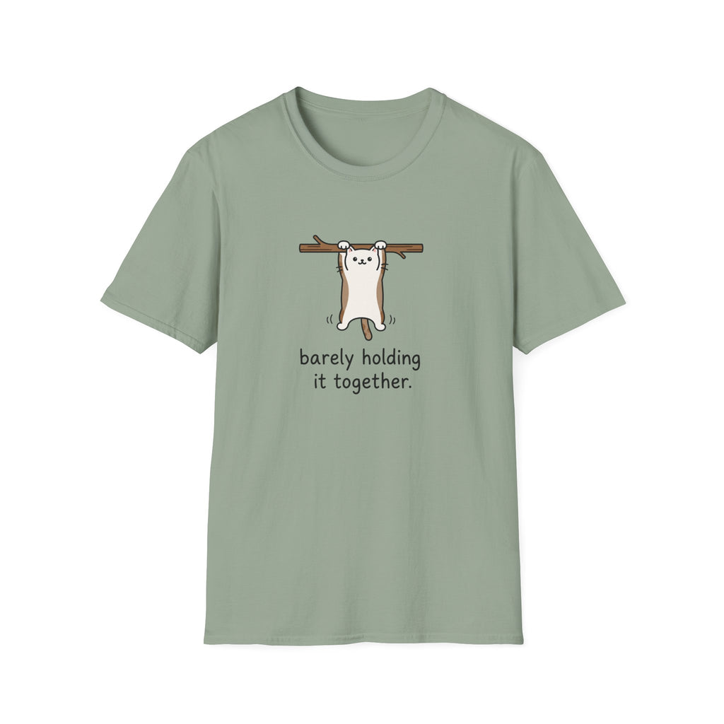 Barely Holding Unisex T-Shirt