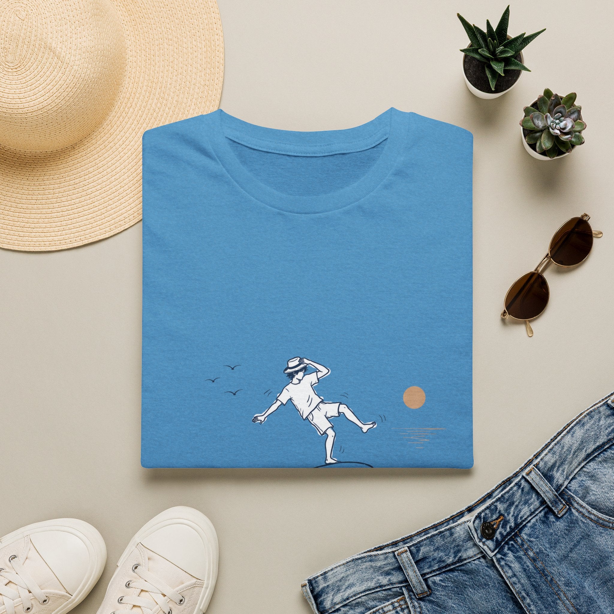 Go with the Flow (Male Version) Unisex T-Shirt