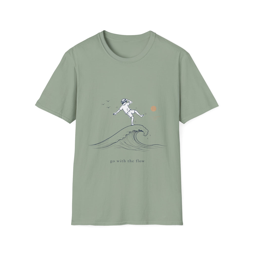 Go with the Flow (Male Version) Unisex T-Shirt