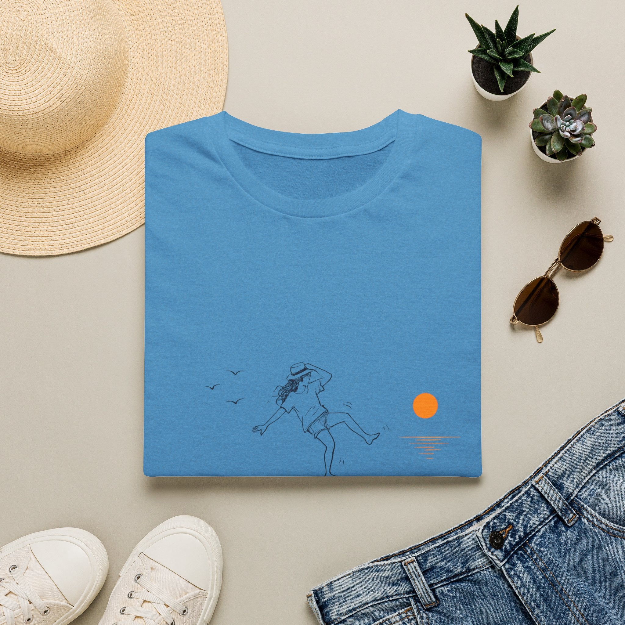 Go with the Flow (Female Version) Unisex T-Shirt