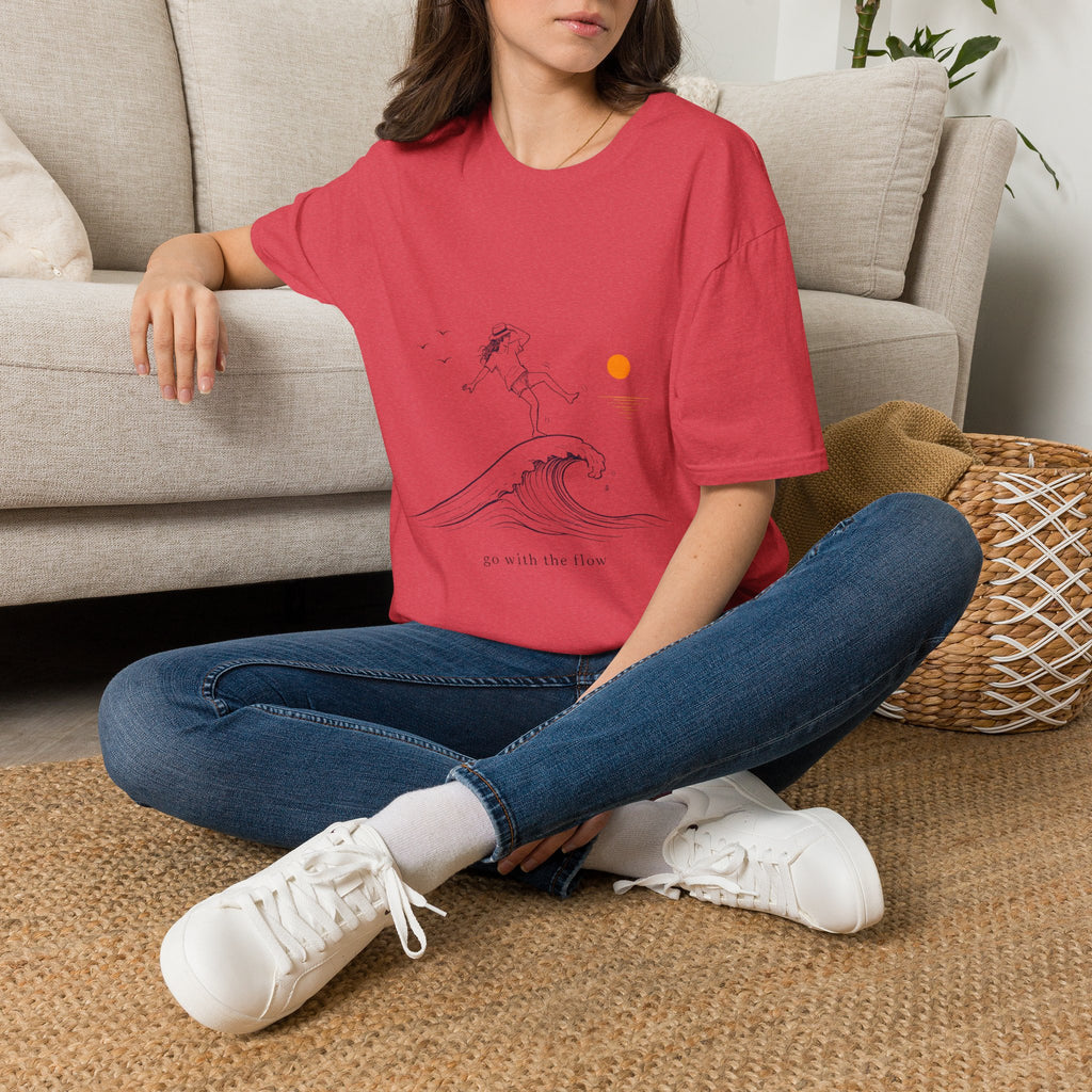 Go with the Flow (Female Version) Unisex T-Shirt