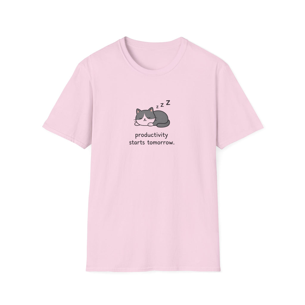 Productivity Starts Tomorrow Unisex T-Shirt