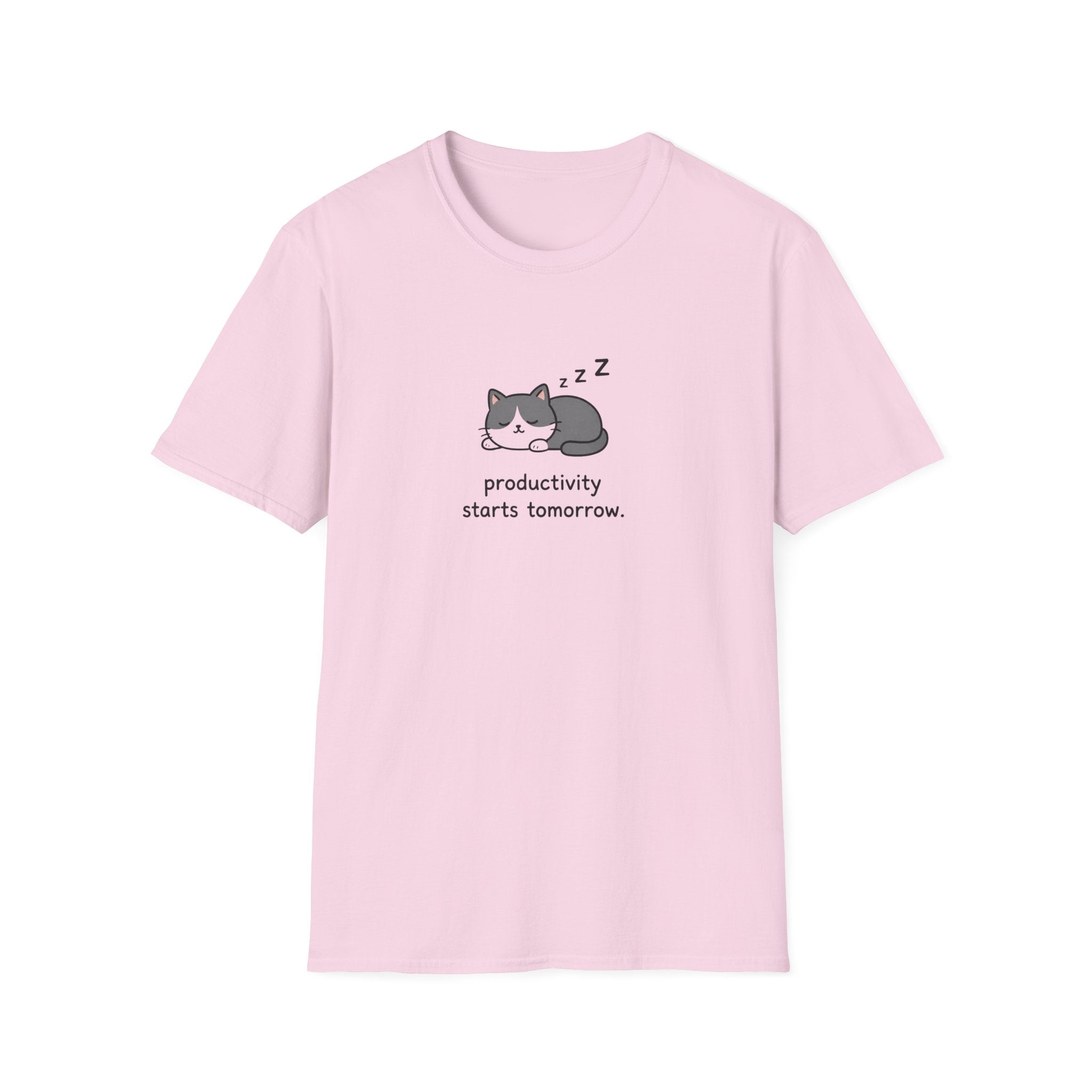 Productivity Starts Tomorrow Unisex T-Shirt