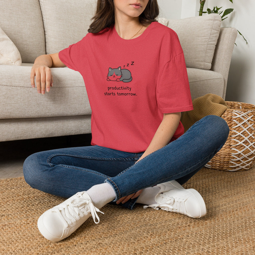 Productivity Starts Tomorrow Unisex T-Shirt
