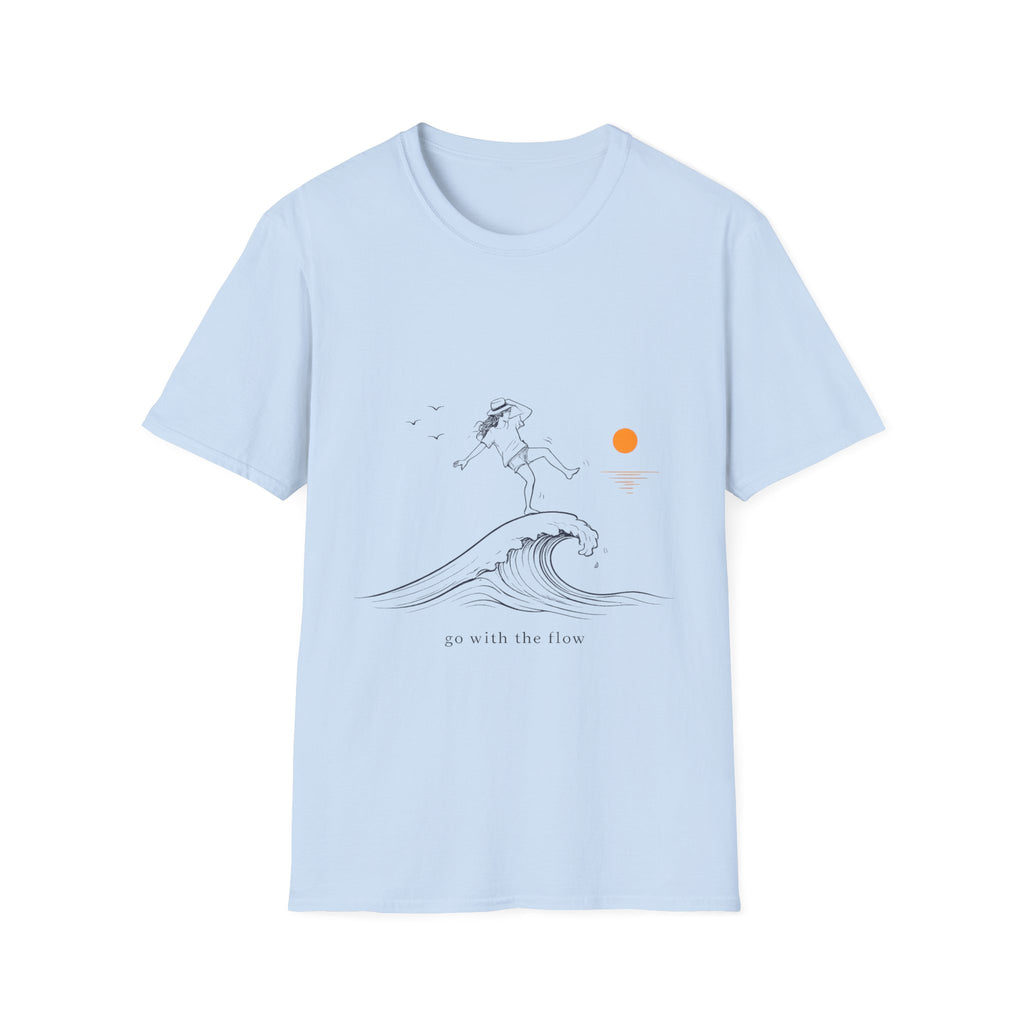 Go with the Flow (Female Version) Unisex T-Shirt