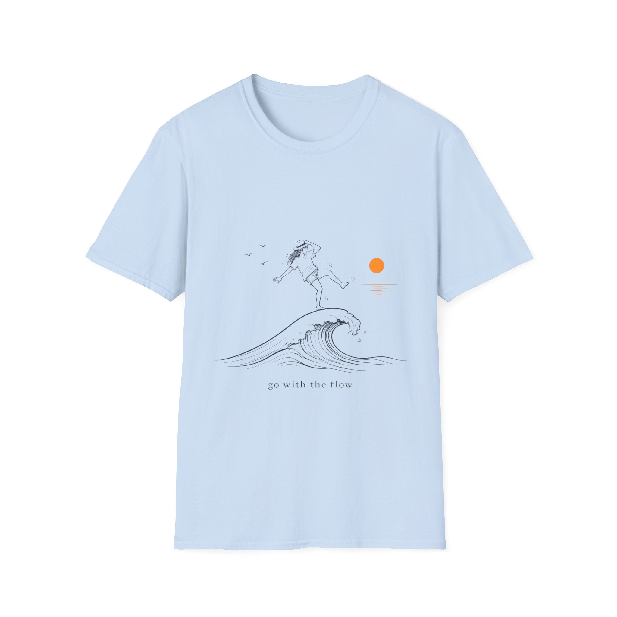 Go with the Flow (Female Version) Unisex T-Shirt