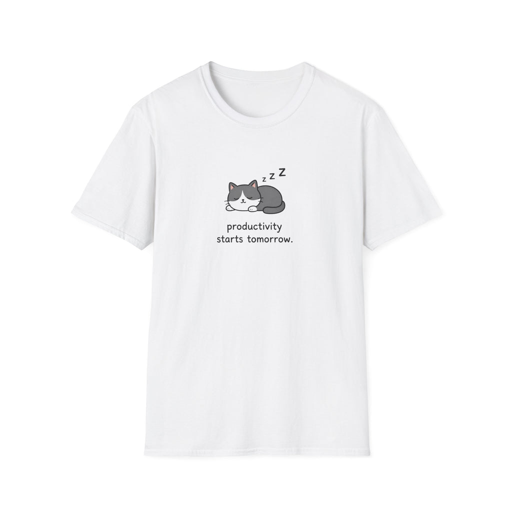 Productivity Starts Tomorrow Unisex T-Shirt