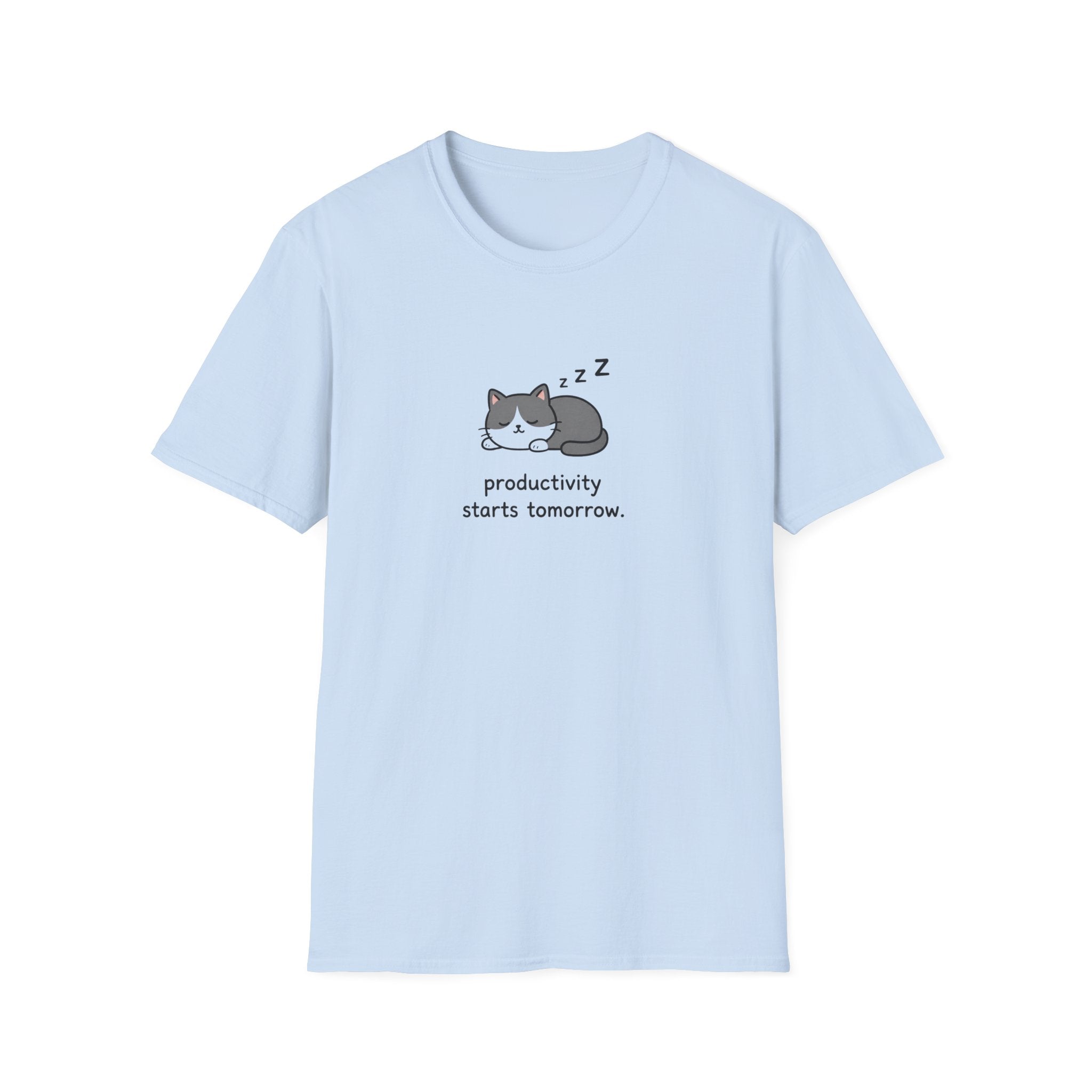 Productivity Starts Tomorrow Unisex T-Shirt