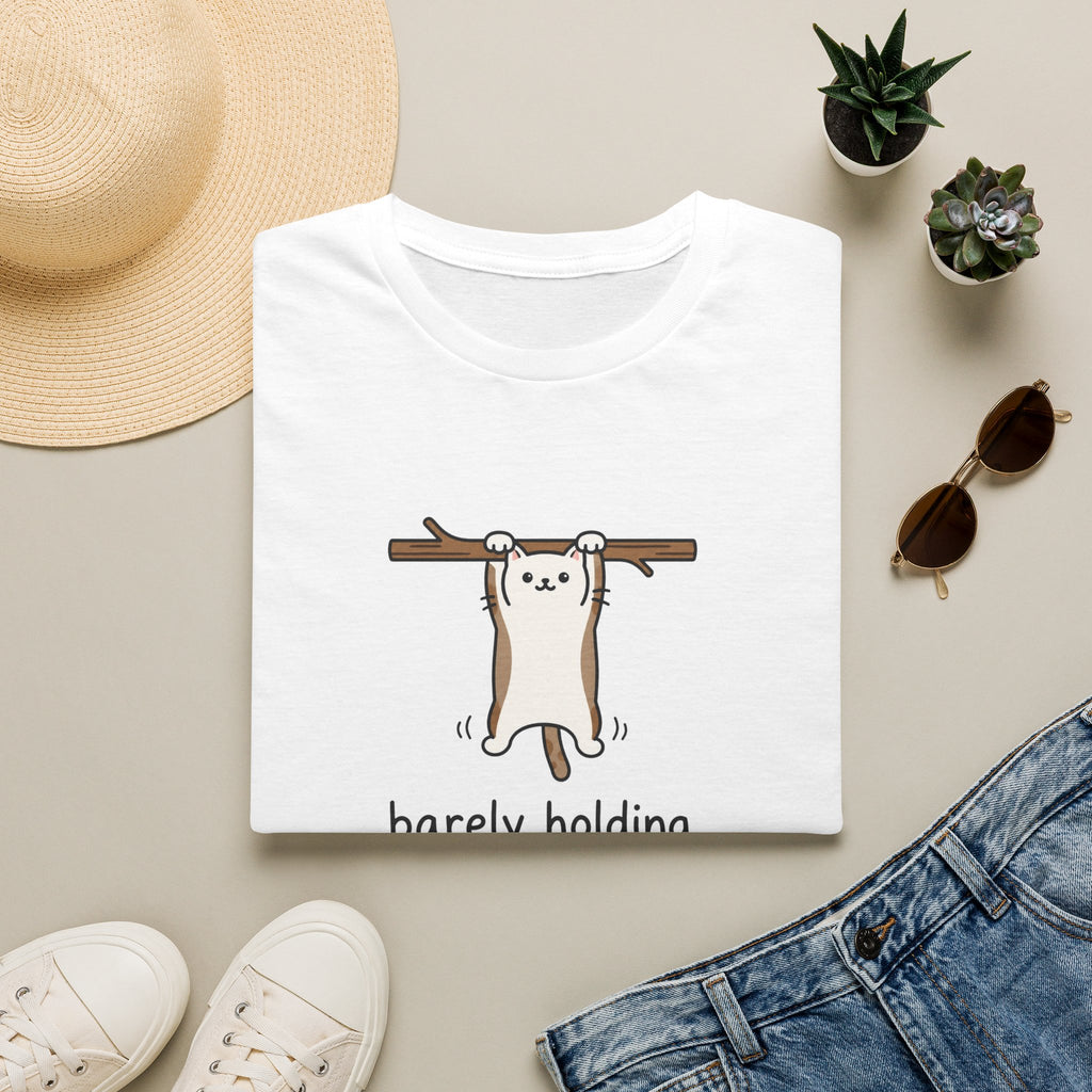 Barely Holding Unisex T-Shirt