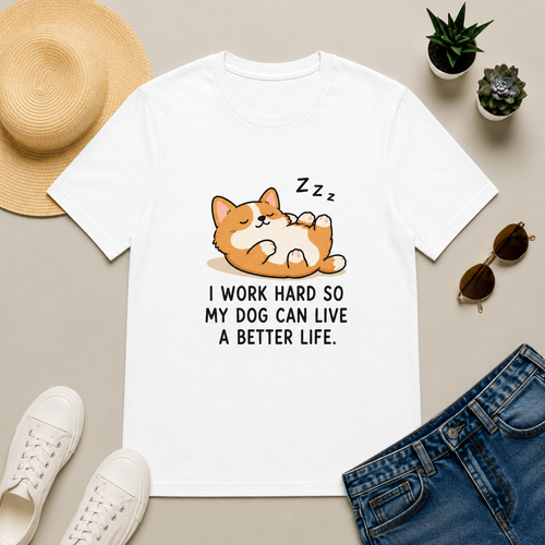 I Work Hard T-Shirt