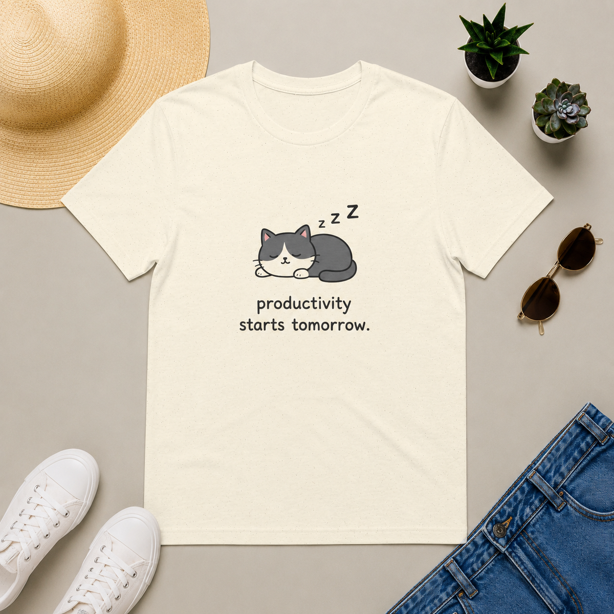 Productivity Starts Tomorrow T-Shirt