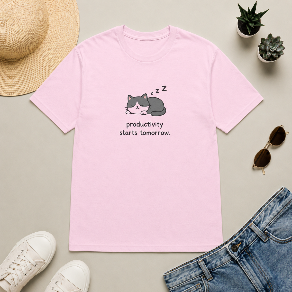 Productivity Starts Tomorrow T-Shirt