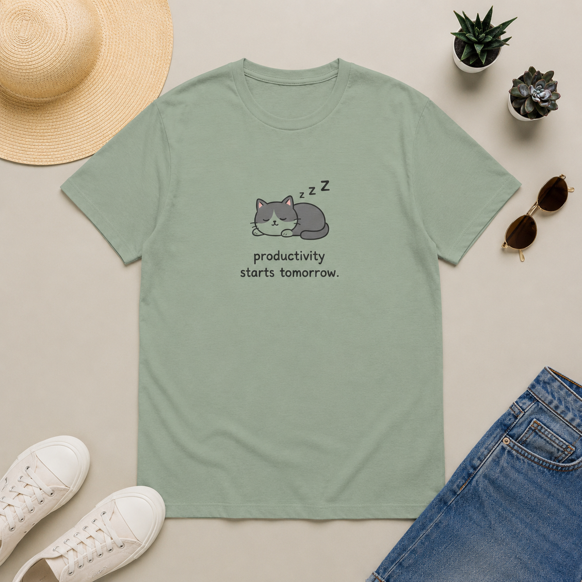 Productivity Starts Tomorrow T-Shirt