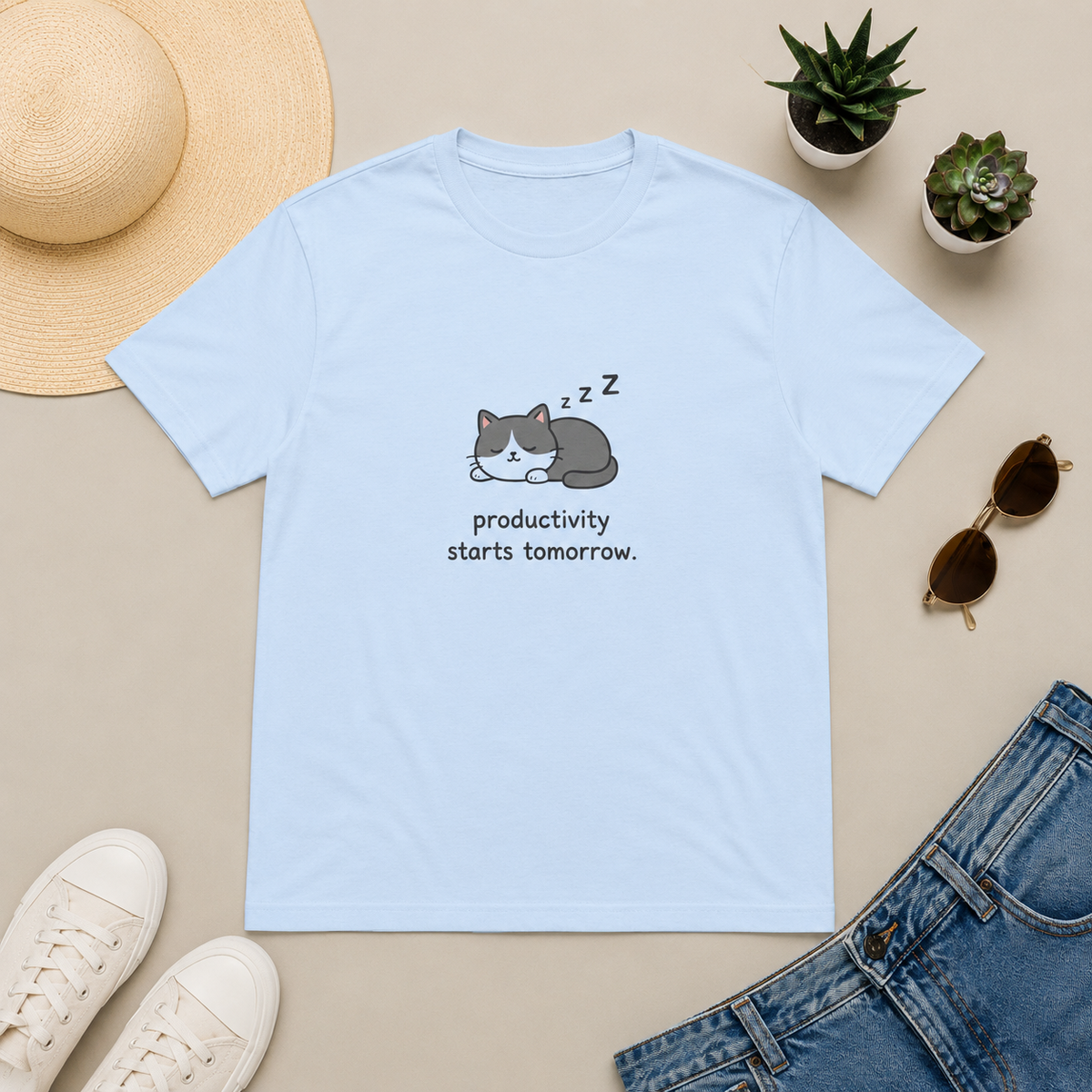 Productivity Starts Tomorrow T-Shirt