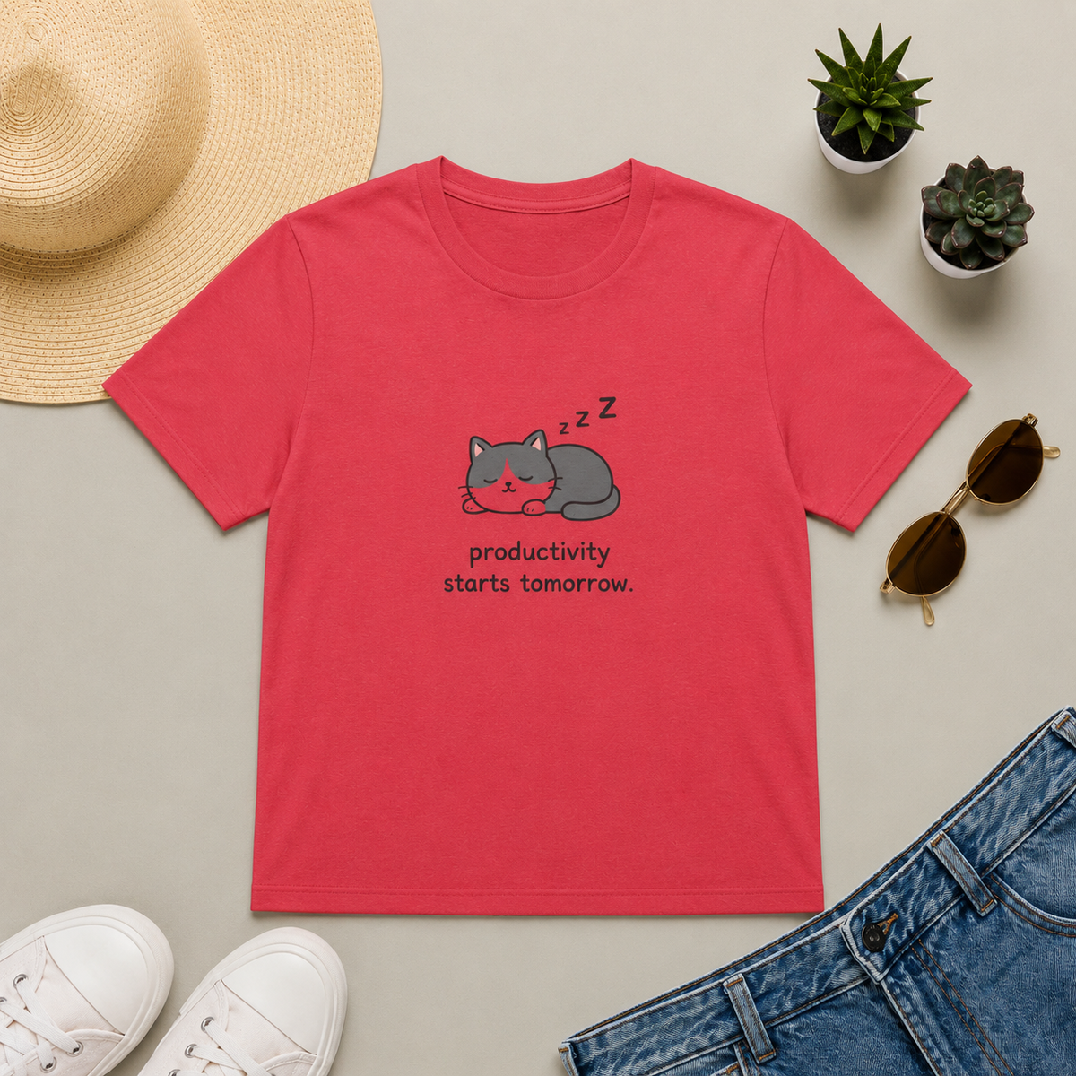 Productivity Starts Tomorrow T-Shirt