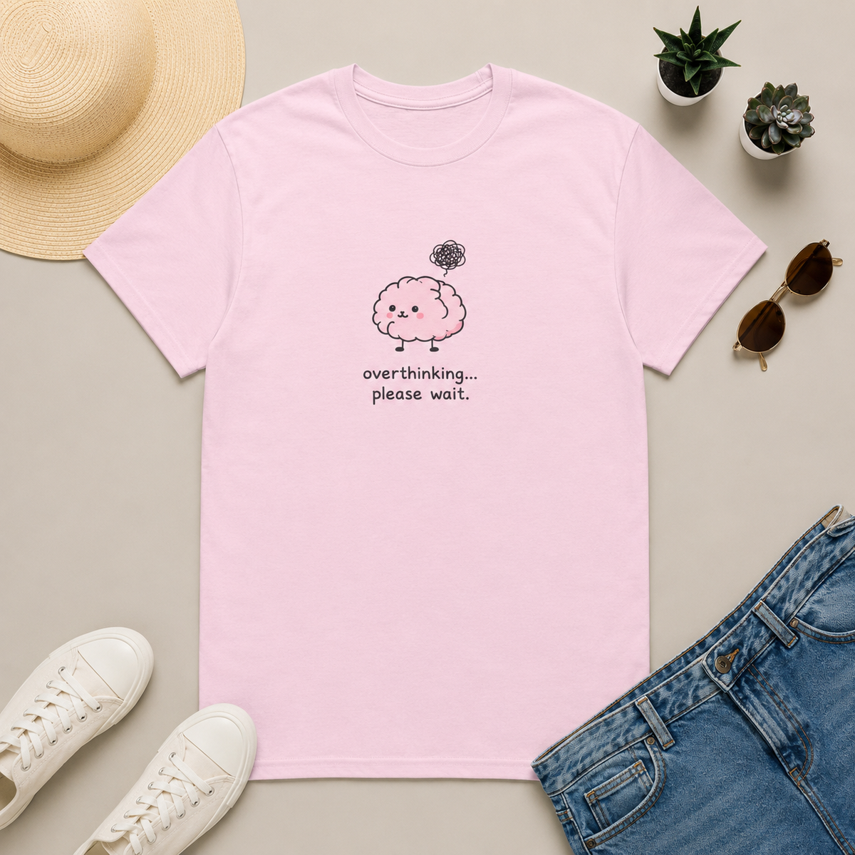 Overthinking Please Wait T-Shirt