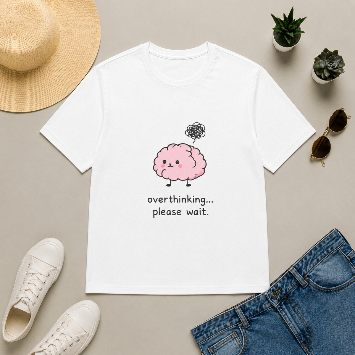 Overthinking Please Wait T-Shirt