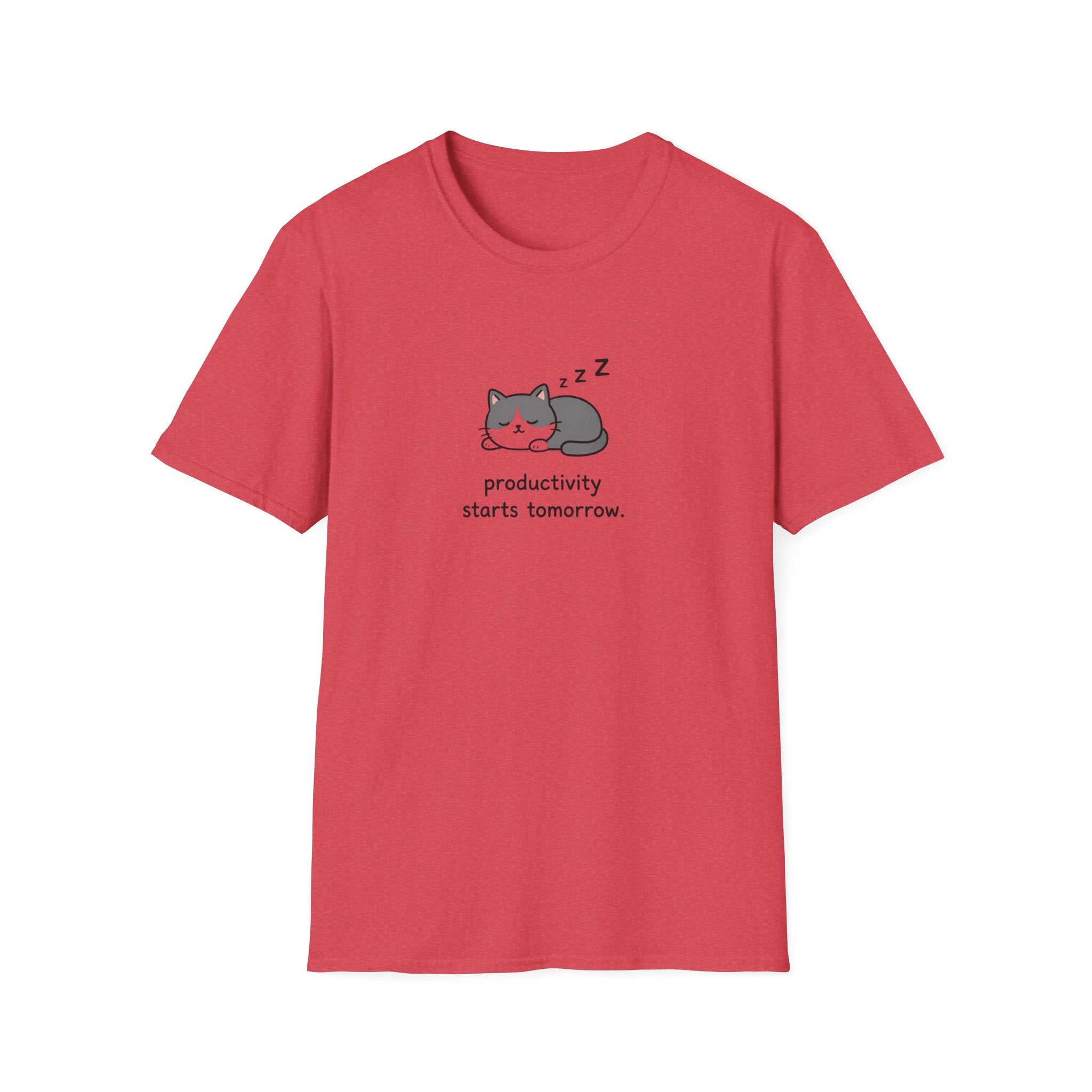 Productivity Starts Tomorrow Unisex T-Shirt