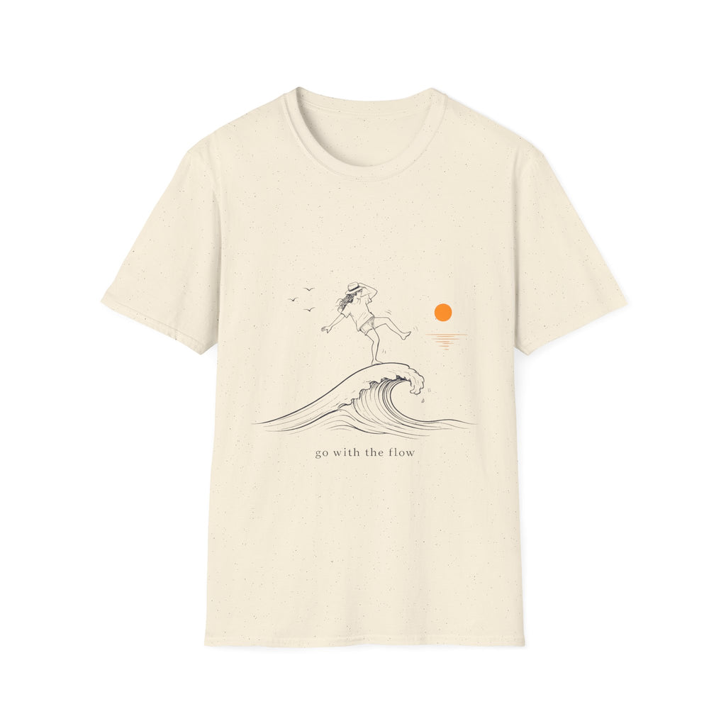 Go with the Flow (Female Version) Unisex T-Shirt