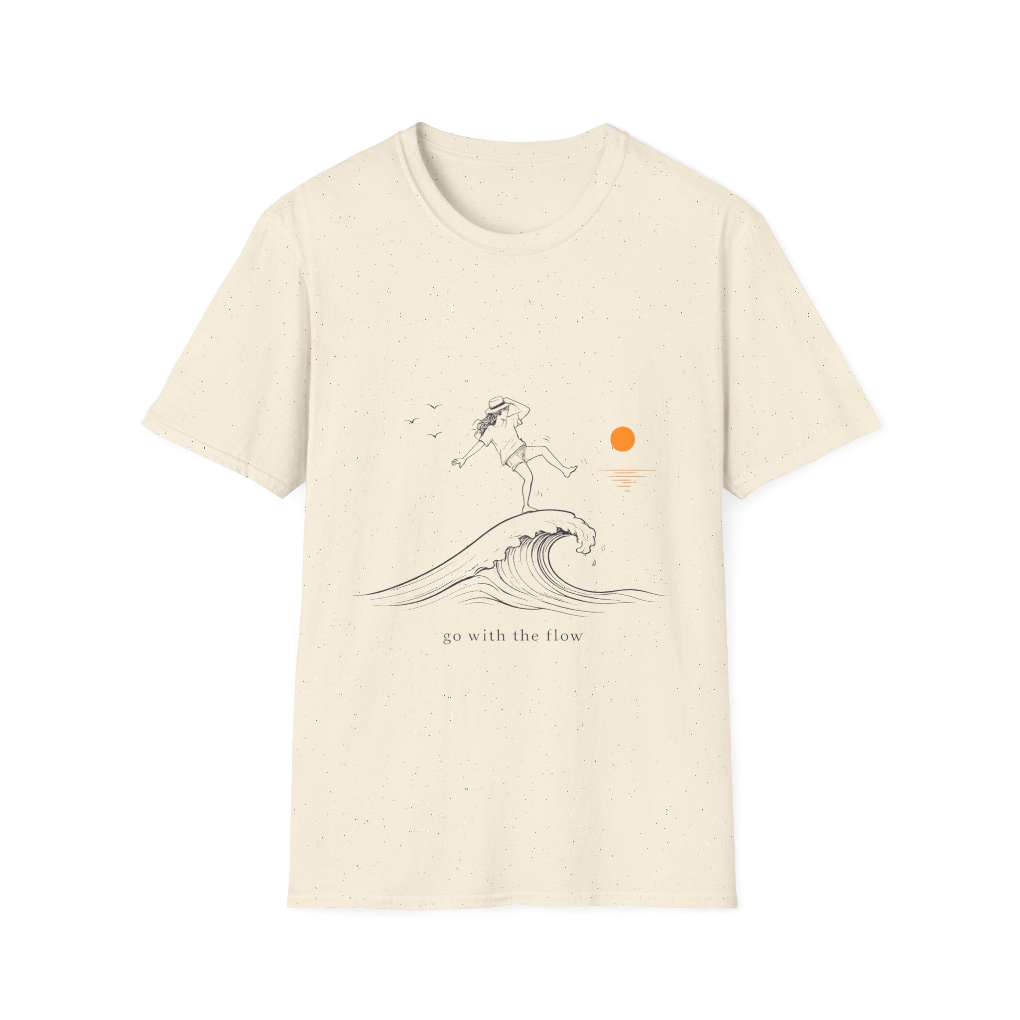 Go with the Flow (Female Version) Unisex T-Shirt