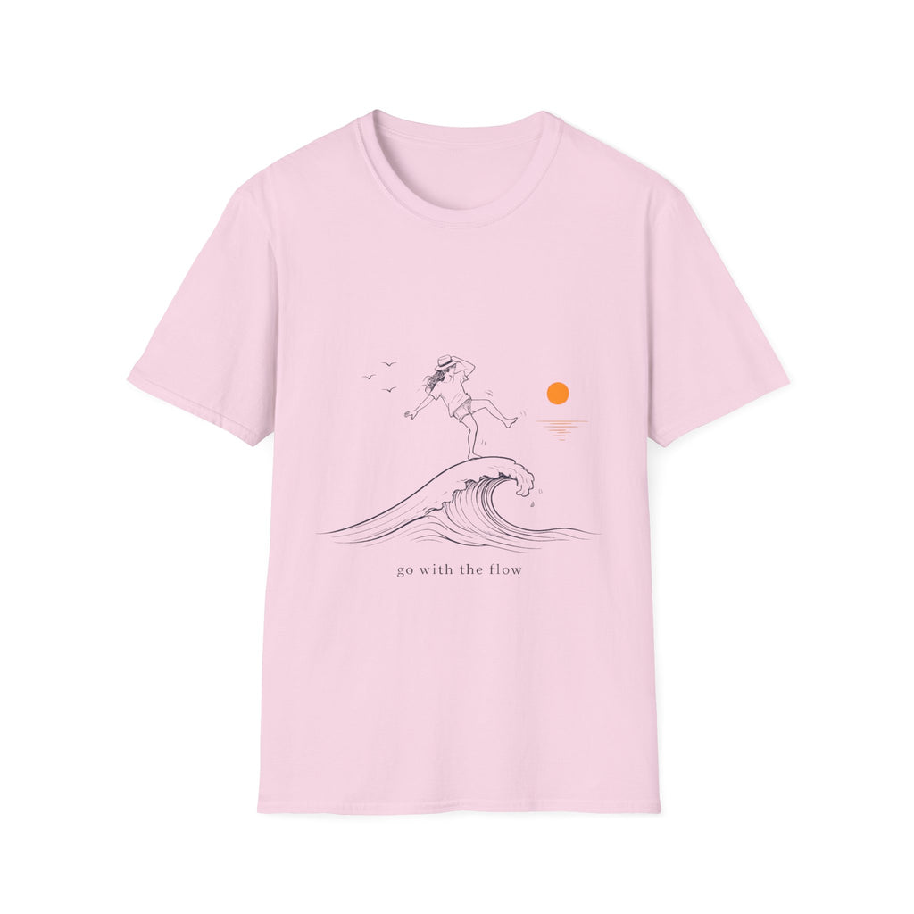 Go with the Flow (Female Version) Unisex T-Shirt