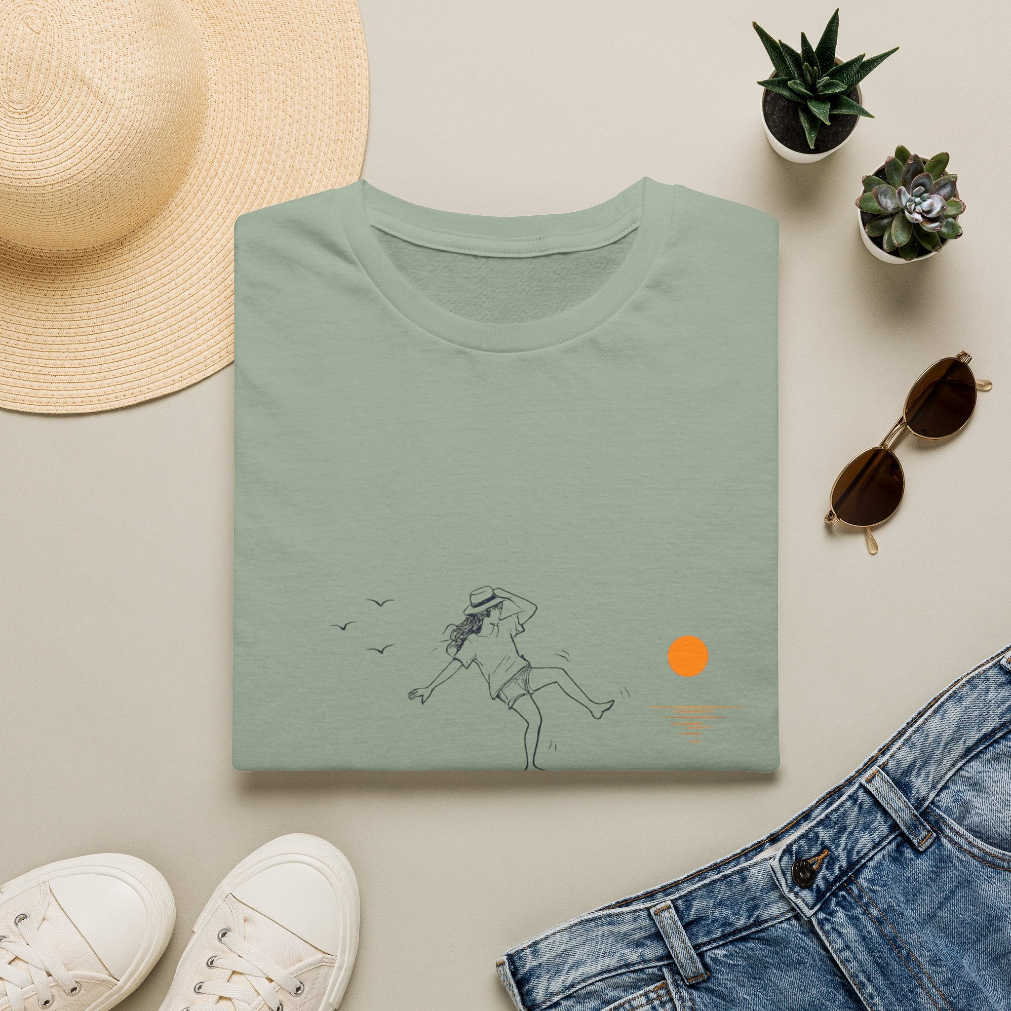 Go with the Flow (Female Version) Unisex T-Shirt