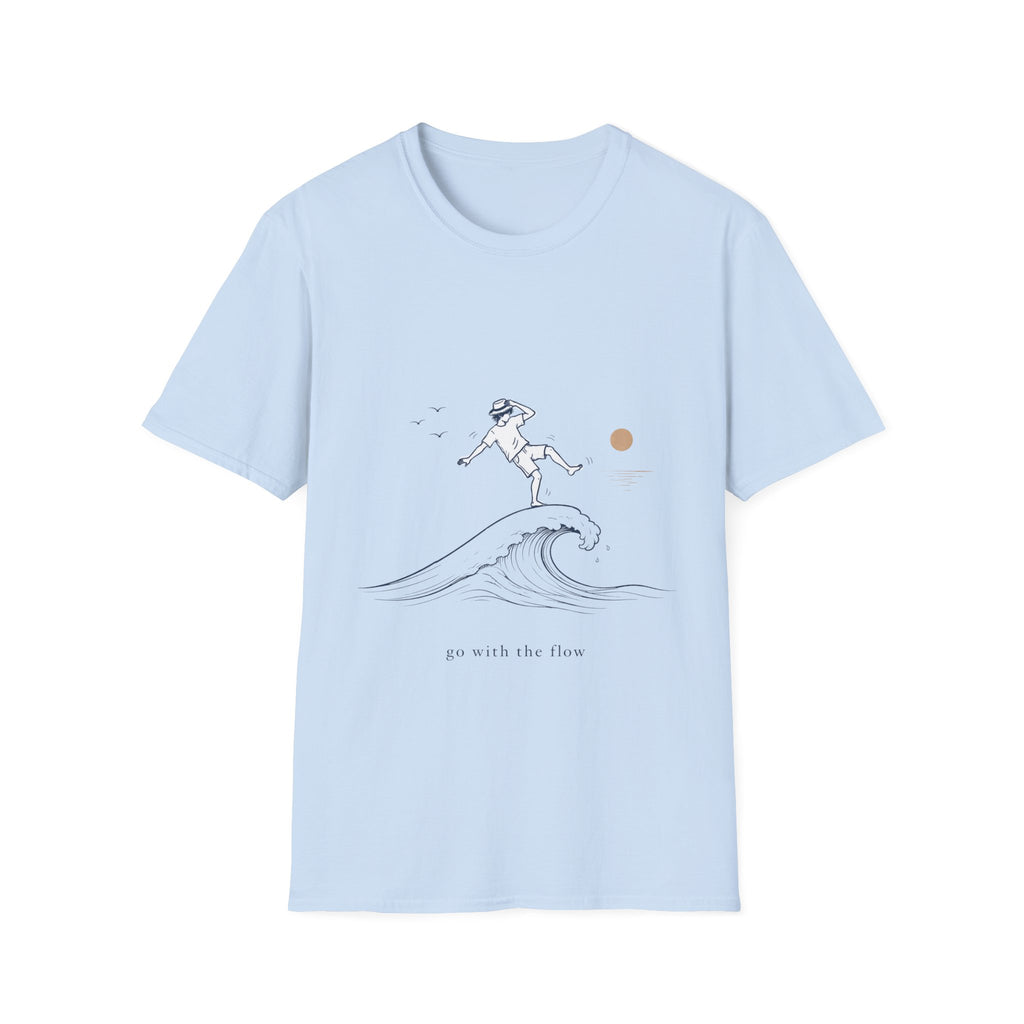 Go with the Flow (Male Version) Unisex T-Shirt