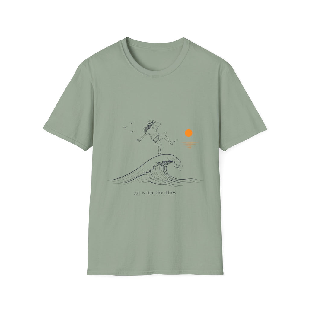 Go with the Flow (Female Version) Unisex T-Shirt