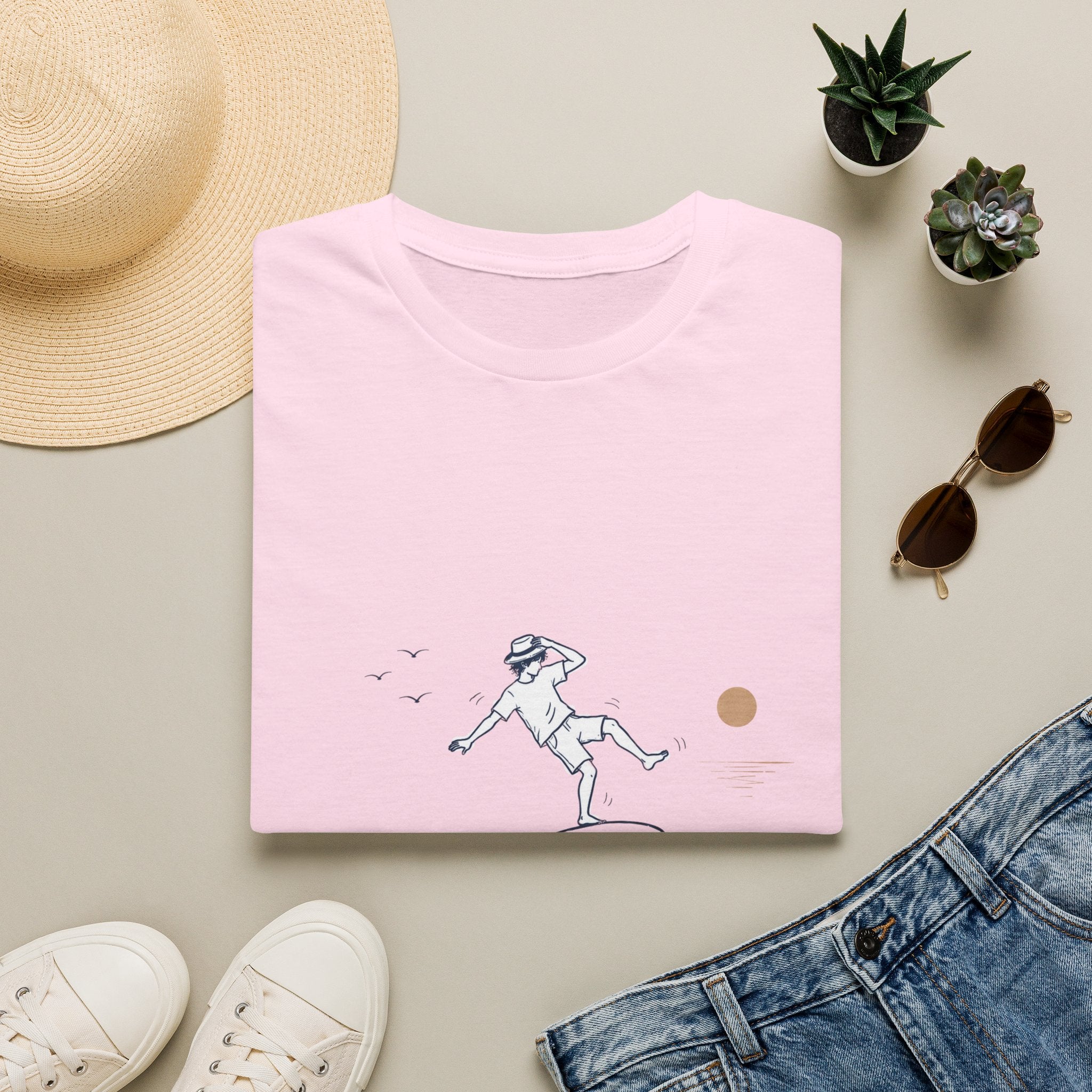 Go with the Flow (Male Version) Unisex T-Shirt