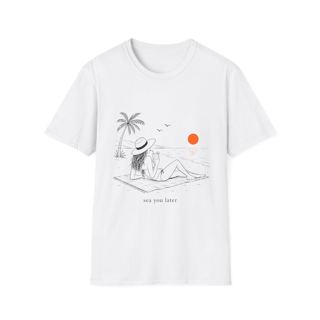 Sea you later (Female Version) Unisex T-Shirt