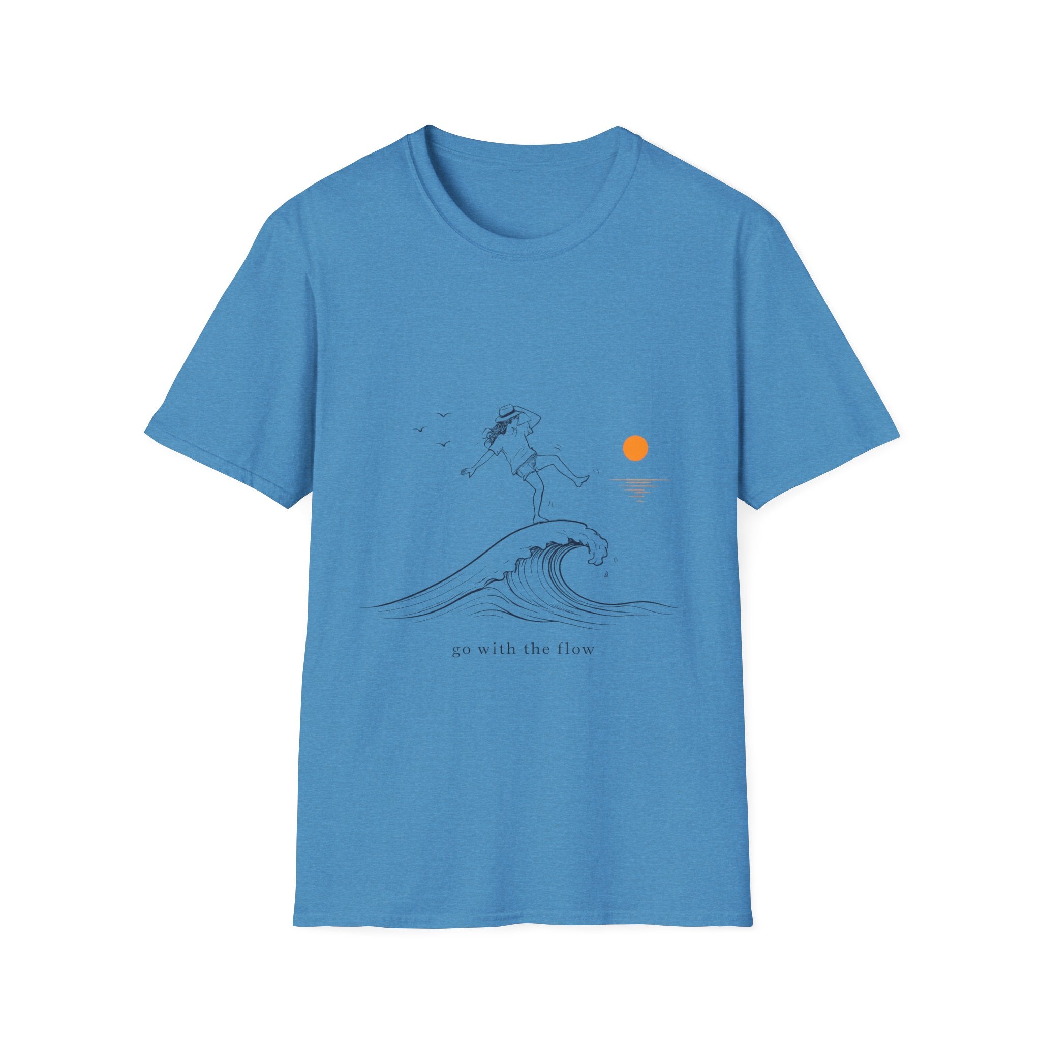 Go with the Flow (Female Version) Unisex T-Shirt