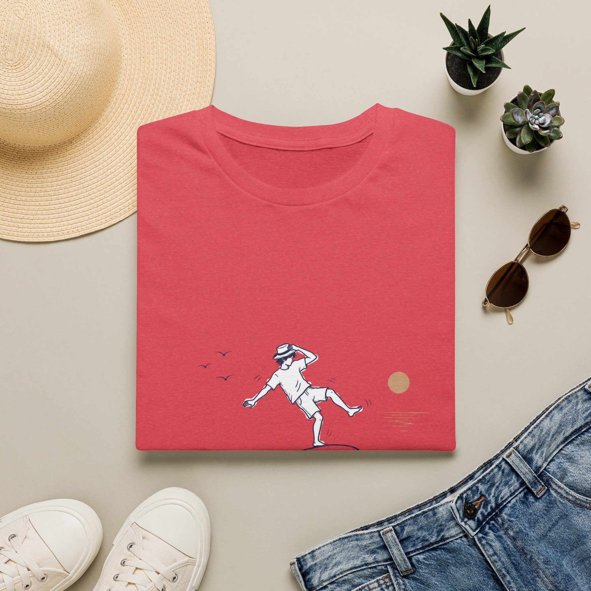 Go with the Flow (Male Version) Unisex T-Shirt
