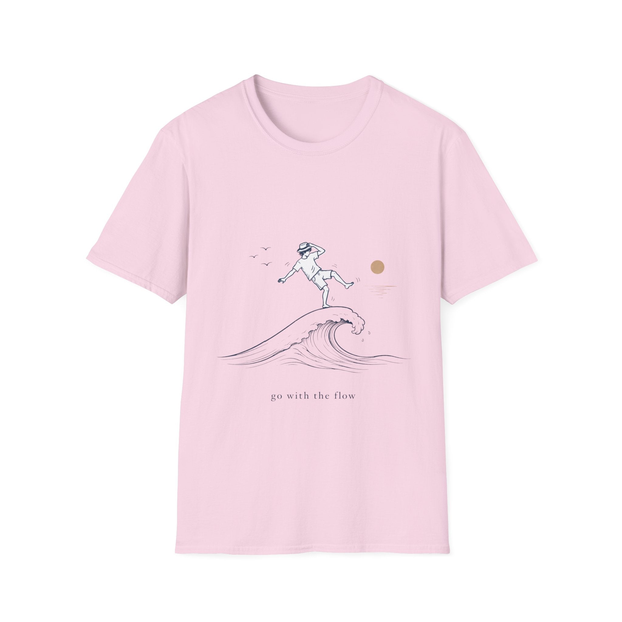 Go with the Flow (Male Version) Unisex T-Shirt