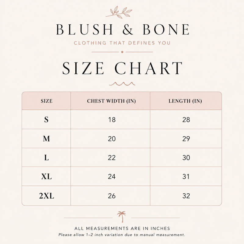 Size chart for Not My Problem Unisex T-Shirt